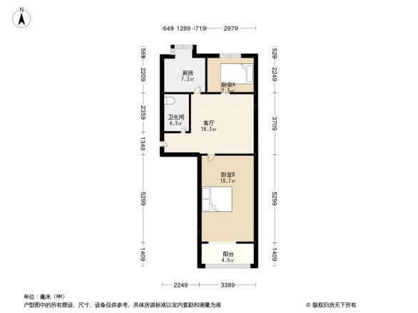 航空路电力社区户型图
