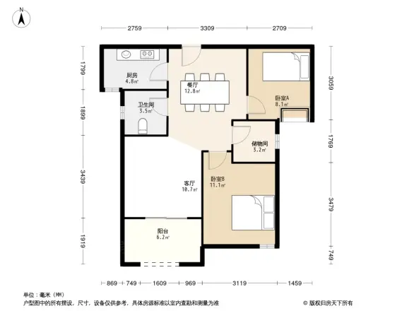 百步亭现代城四区户型图
