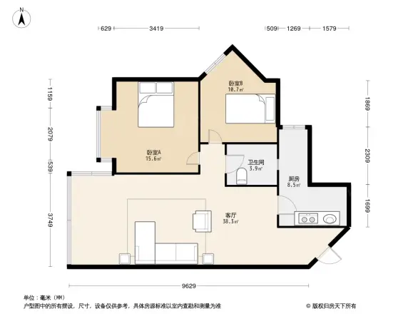 碧苑花园户型图