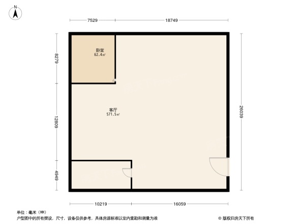 锋尚时代大厦商住楼户型图