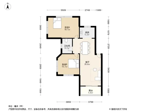 海景花园户型图
