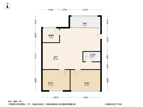 华乐花园户型图