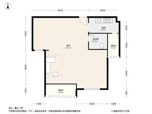 福晟滨江国际户型图