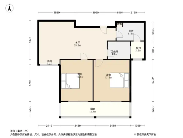 利加华庭户型图