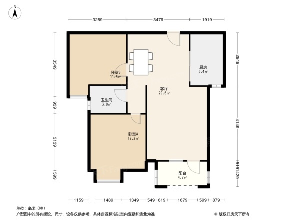 汉阳人信汇二期户型图