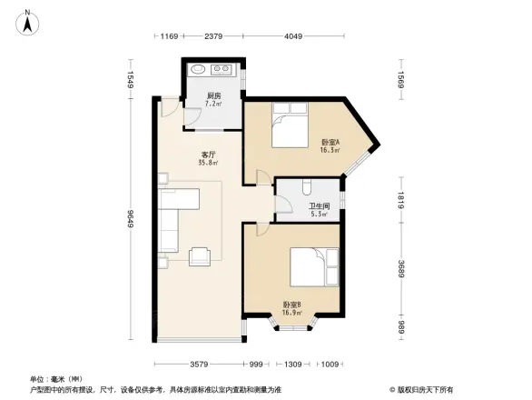 常青花园十四小区户型图