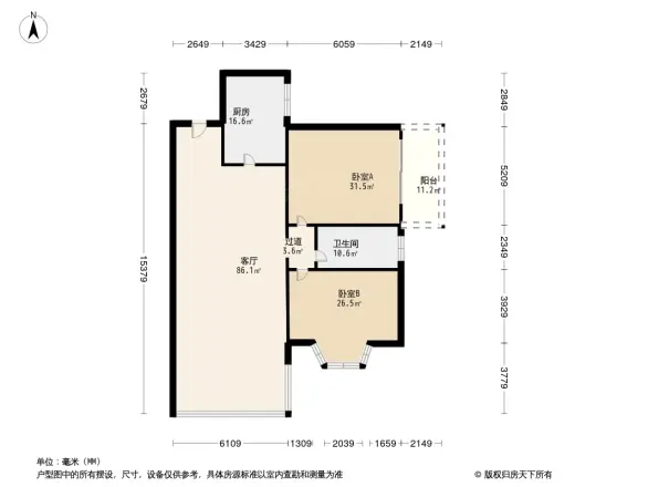 常青花园十四小区户型图