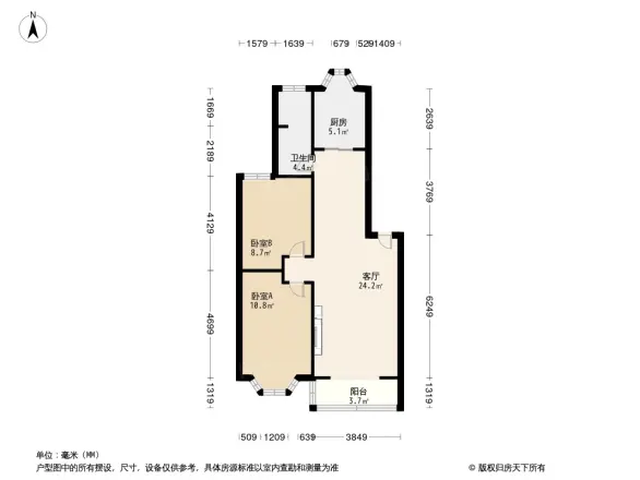江宏花园B区户型图