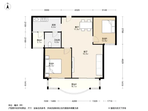 汉口花园淡莲轩户型图