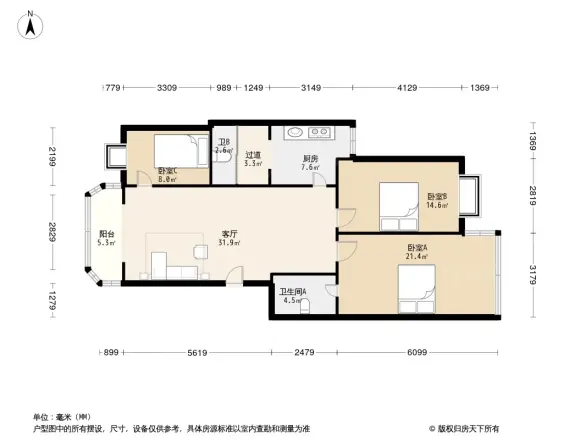 江南公寓户型图