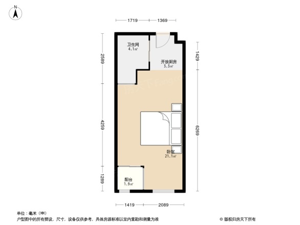 金色港湾五期户型图