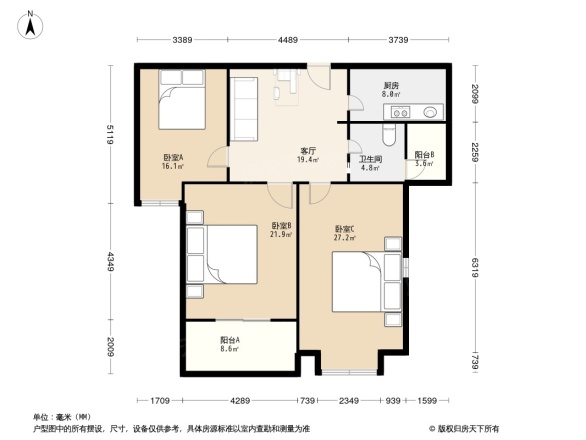 远洋心汉口一期户型图