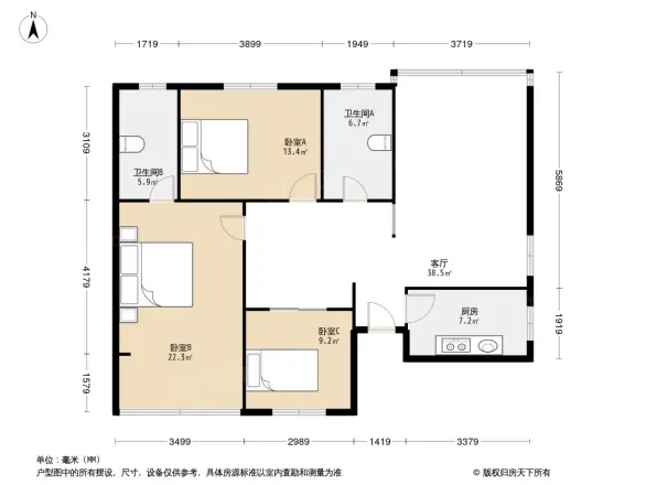 双湖桥小区户型图