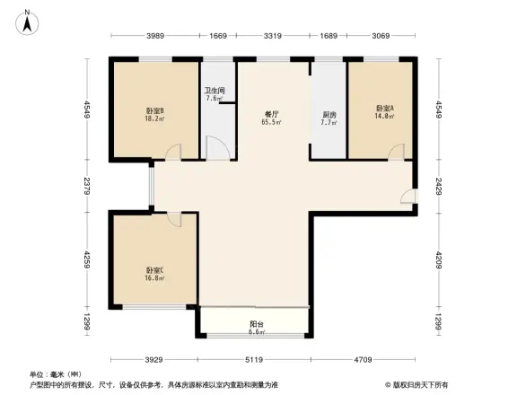 百步亭现代城四区户型图