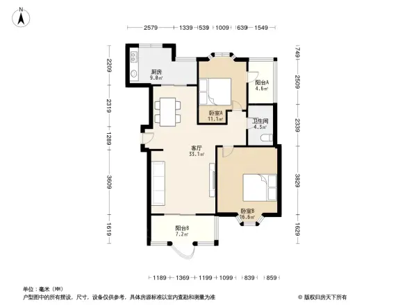 汉口花园逸松庭户型图
