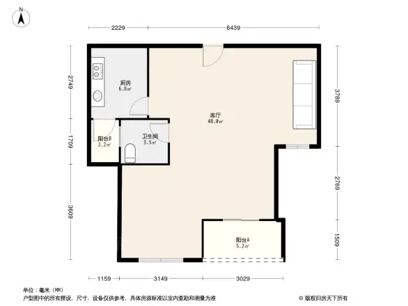 福晟滨江国际户型图