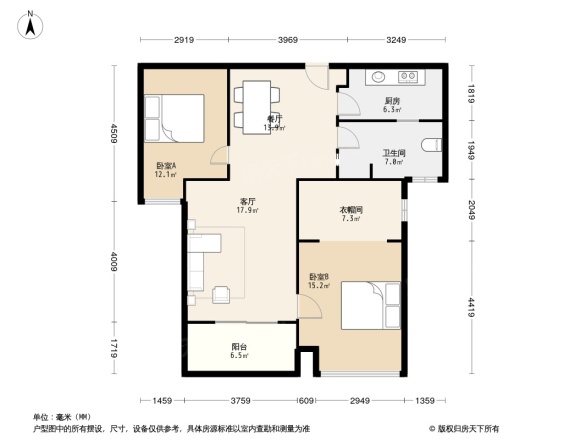 远洋心汉口一期户型图
