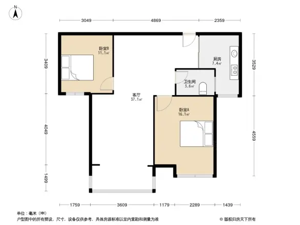 南郡帝苑户型图