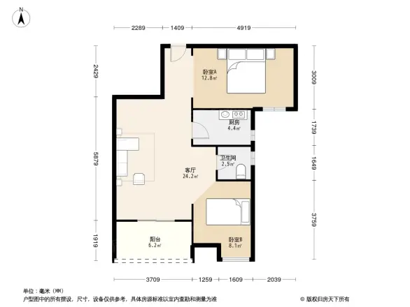 唐蔡天下户型图