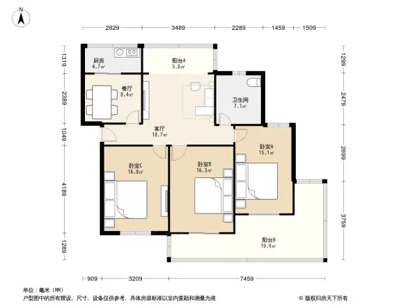 水果湖农业银行宿舍户型图