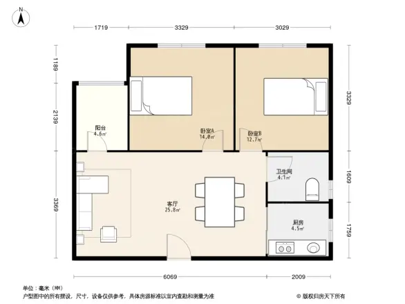 鑫瑞小城故事户型图