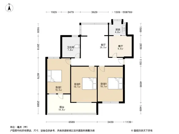 水果湖农业银行宿舍户型图