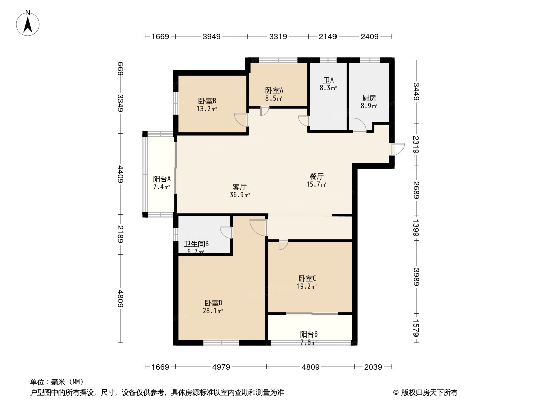 户型图1/2