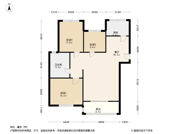 新城香悦半岛户型图