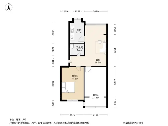 二七路韦家桑园户型图