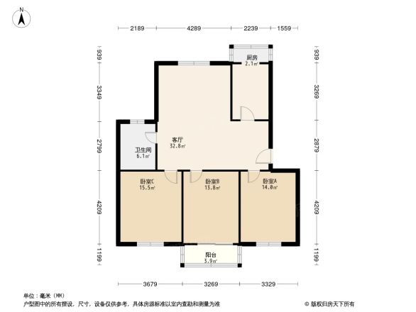 百合花园户型图