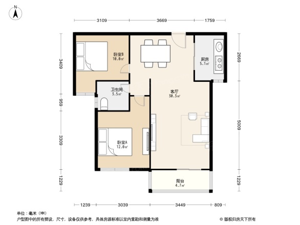 汉阳人信汇二期户型图