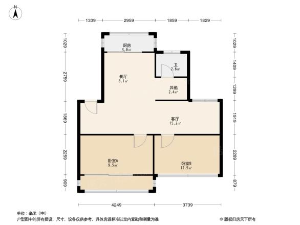 风景苑户型图