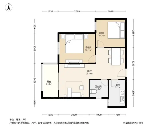 百步亭现代城四区户型图
