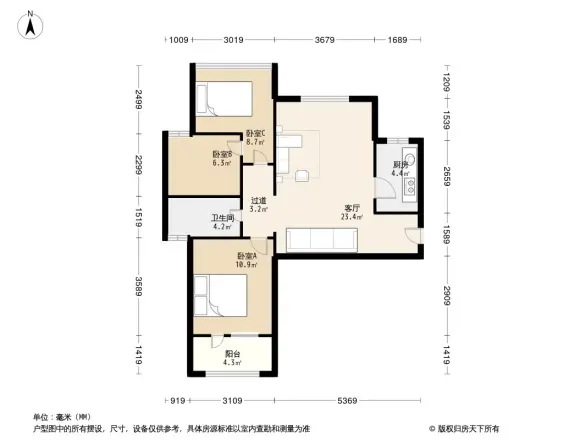 汉阳人信汇二期户型图