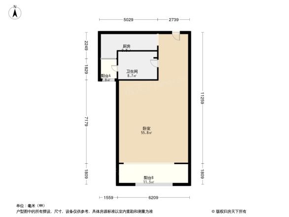 中街水晶城户型图