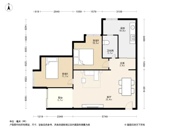 龙成小区户型图
