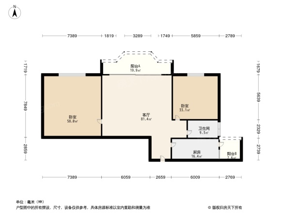 阳光世纪城户型图