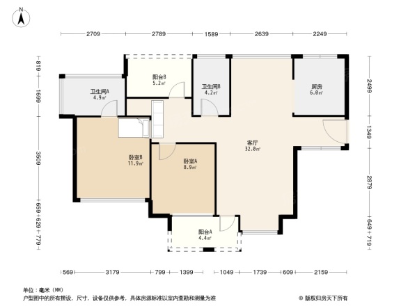 幸福珺湾户型图