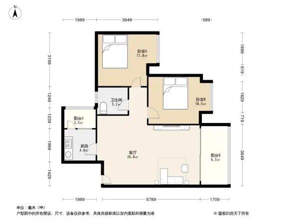 贝迪新城三期户型图