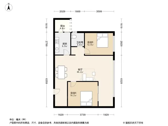 万科御澜道·滨江组团户型图