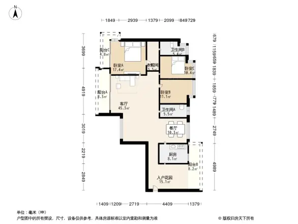 天赐龙都户型图