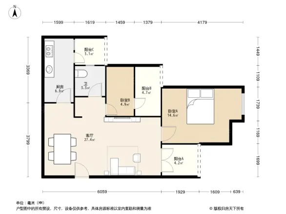 融景城朗峰户型图