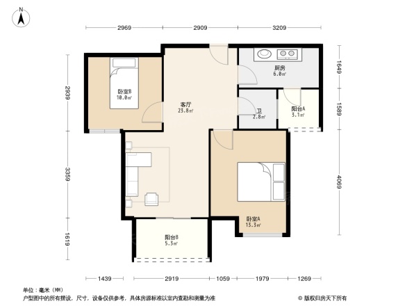 重庆绿地城123户型图图片