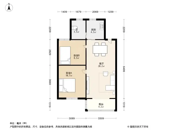 庆隆花园户型图