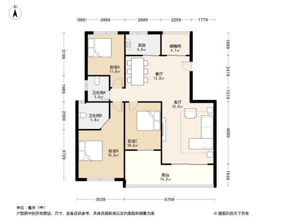荷塘月色户型图