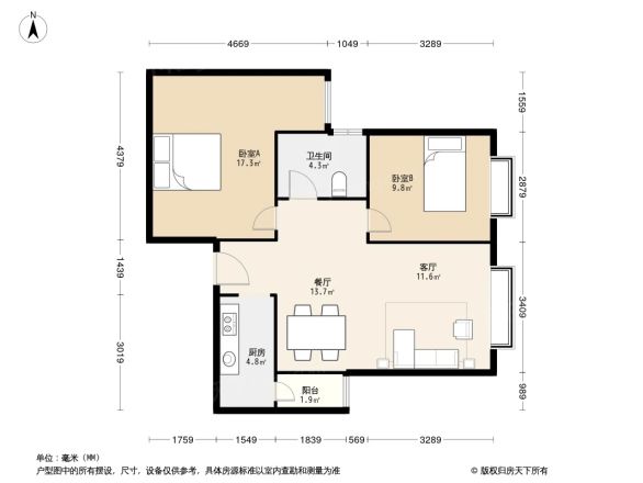 西府景苑户型图