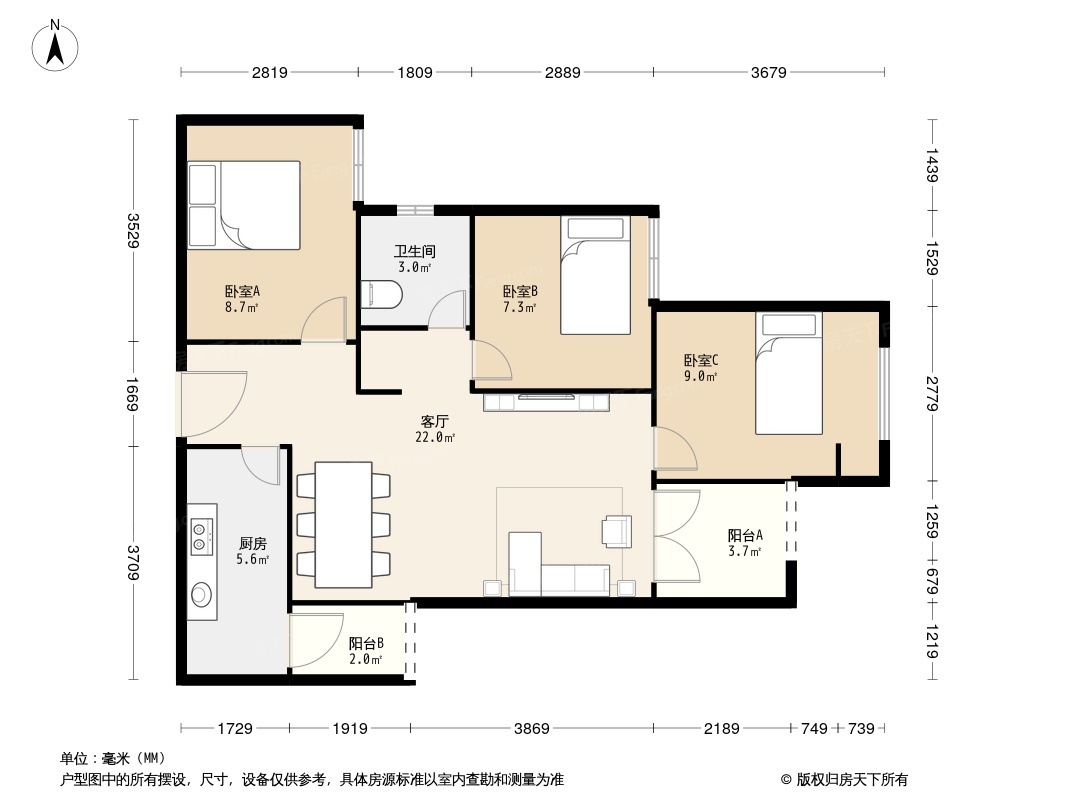 户型图1/2