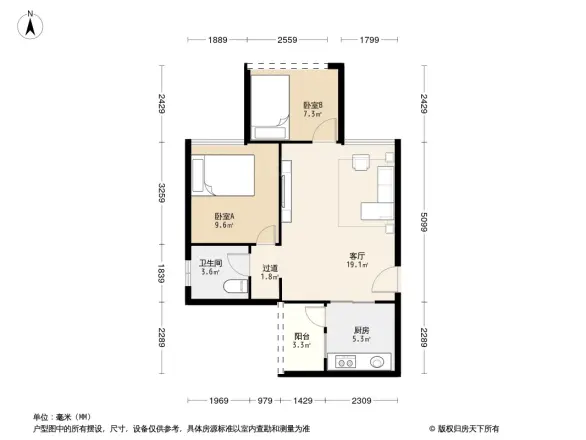 金科阳光小镇户型图
