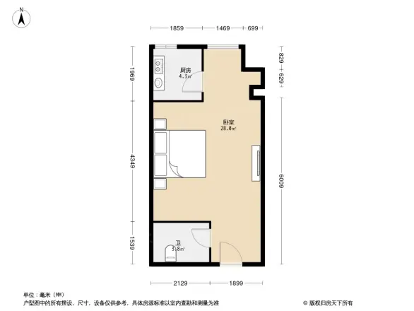 财信渝中城户型图