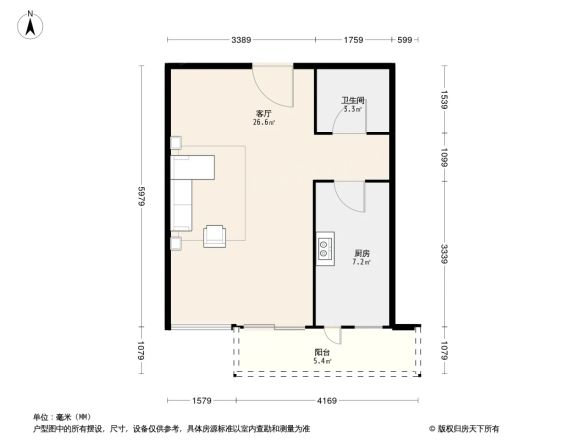 首创十方界峰度户型图